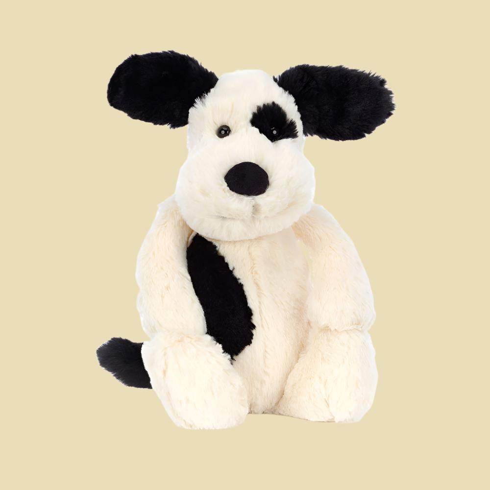 Bashful Black & Cream Puppy